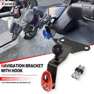 For ZONTES 400D 400M 368D 368M Modified Handlebar Storage Hook Mobile Phone Navigation holder fixed 