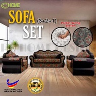 CHOME:-LIVING ROOM SOFA SET (3+2+1)