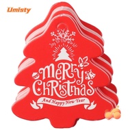 UMISTY 100Pcs Christmas Gift Decoration Card, Easy to Use Red Christmas Baking Hang Tag, Christmas Tree Shape Design Christmas Theme Multipurpose Christmas Tree Decorative Pendant