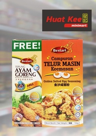 Bestari Salted Egg Seasoning Powder free Crispy Frying Flour 150G