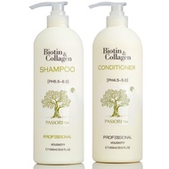 Cặp Dầu Gội Xả Biotin Collagen Voudioty Trắng 500ml-1000ml 2024 | Giảm Rụng TócPhục Hồi Tóc Khô Xơ H