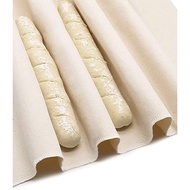 [Forbake] Proofing/ Pastry Cloth, Cotton Fabric for Bread Dough Baking, Shaping Tool for Baguettes, 