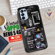 Case Oppo Reno 5 4g Victory Motif Pckta Hp Casing Softcase Glossy Hard