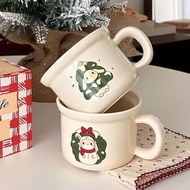 christmas gift gift for colleague Mangkuk nasi cawan seramik pokok Krismas