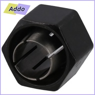 ADDO.PH Router Collet Replacement, Black 1/2" Router Fittings, Durable M19 Steel Silver Carving|coll