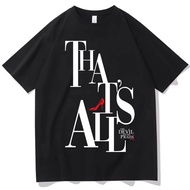 Cool The Devil Wears Prada 2 Printed T Shirt Women Red High Heel Fashion T-Shirt Summer Short Sleeve