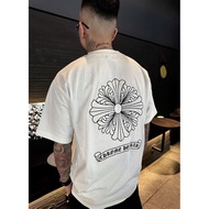 Ch.rom heart form unisex t-shirt, genuine thick 2c cotton fabric, 5