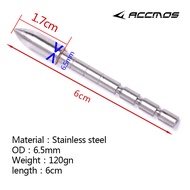 12pcs ID4.2 mm DIY50 60 70 80 90 100 110 120 Grain Stainless Steel Bullet Point Tip Arrow Head Acces