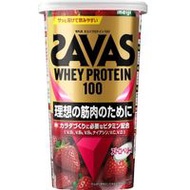 SAVAS 乳清蛋白 100 草莓口味 280g