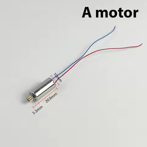 Mini 10mm*20mm 1020 Coreless Motor DC 3.7V 6V 7.4V High Speed 8T Brass Gear for RC Car Model Drone Q