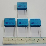 0.47UF 275V 474K 474PF 470NF คาปาซิเตอร์ SCC(แพ็ค 10ตัว)ขา22มิล แท้ใหม่ C0.47UF275VAC สีเหลือง เกรดอ