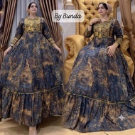 Viral lemon tapasya hindi Gamis muslimah dress long dress muslimah baju gamis indonesia