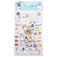 Ethos Illustration Transparent Sticker - Rabbit Birthday Party
