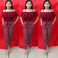 Kids to Pre-teens Terno Strap Blouse and Candy Pants 9-13 years old