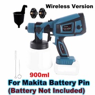 Electric Spray Gun Powerful HVLP Paint Sprayer 0.8/1.8/2.5mm Auto Furniture Steel Coating Airbrush F