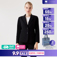 ESPADA เสื้อเบลเซอร์สีดำทรงพอดีตัว ผู้หญิง สีดำ | Black Regular-Fit Blazer | 05093