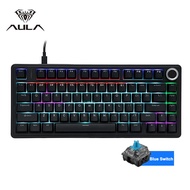 AULA | Aula F75 Wired Gaming Keyboard 75% RGB Backlight ABS Keycap Gasket Structure Hot Swappable Of