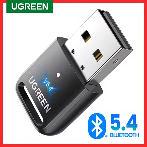 UGREEN USB Bluetooth 5.3 5.4 Dongle Adapter for PC Speaker Wireless Mouse Keyboard Music Audio Recei
