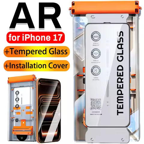 1/2Pack AR Anti-Reflection Tempered Glass for IPhone 17 Pro Max 17Air Ultra HD Screen Protector Dust