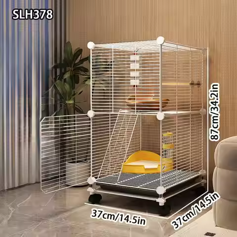 Movable modular squirrel cage for home use, space-saving cage, specialized cage for sugar gliders an