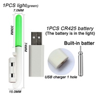 Electronic Fishing Light CR425 3.6V Battery USB Charge Rod Sense Strike Indicator LED Stick Pesca Ta