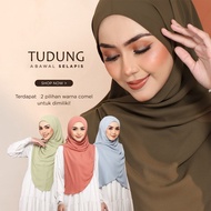 BAWAL SELAPIS THARA CURVE CHIFFON PREMIUM SOFT FLOWY INSTANT HIJAB BIDANG 180*70cm