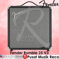 Fender Rumble 25 V3 Bass Guitar Amplifier 25W 1x8" Amp Gitar BASS Speaker