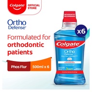 Colgate Ortho Defense Mouthwash 500ml [Bundle of 6] (61002996-6)