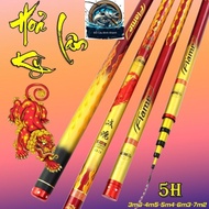 VIX HUA 5H Hand Fishing Rod, Fire Unicorn 5H