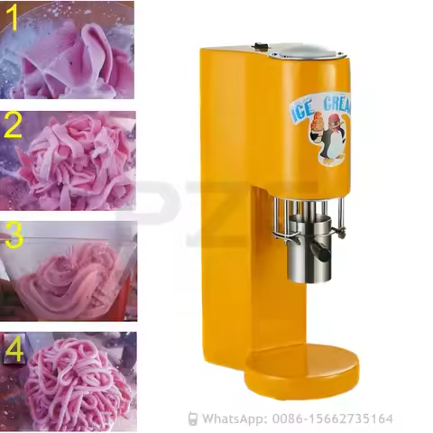 Electric Spaghetti Ice Cream Maker Machine 4 Types Ice Cream Forming Machine Spaghetti Gelato Making