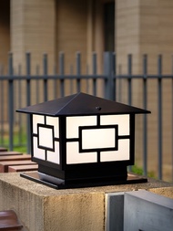 Outdoor Pillar Lamp Waterproof Courtyard Lamp Outdoor Wall Villa Garden Electric Door Yard Modern Pi