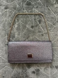 Jimmy Choo Lilia glitter 2way clutch bag 小包包 手拎包 長銀包