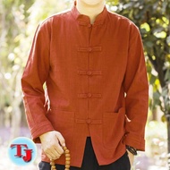 KEMEJA Men's Chinese New Year Clothes Tops 2In1 Adult Boys Wanset Cheongsham Oneset Kmja Shio Bapak2