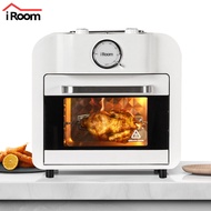 IRoom Q9เกาหลีหม้อทอด Air Fryer เตบอบปิ้งอย่างขนาดเล็กที่หมุนได้อบไอน้ำไมโคร3ชั้นสแตนเลสทั้งหมด