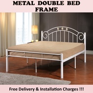 KRYSTAL Queen Size Bed Frame with/without Mattress &amp; Plywood