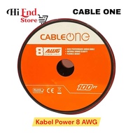 One 8 AWG Power Cable