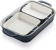 SWEEJAR Ceramic Bakeware Set, Rectangular Baking Dish for Cooking, Kitchen, Cake Dinner, Banquet and