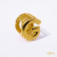 MASDORA 916 Gold Charms Charm Emas Alphabet 3D - Alphabet G (EMAS 916/22K)
