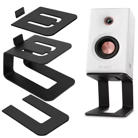 Desktop Speaker Stand Anti-vibration Audio Base Accessory Stand Steel Material Medium Height Speaker