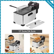 [BbqzefMY] Electric Deep Fryer Commercial Deep Fryer Fast Heating Single Tank for Kitchen Restaurant