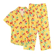 Josilins ชุดนอน ผู้หญิง ลิขสิทธิ์ Disney Princess ลาย Ariel Bubble คละแบบ แขนสั้นขาสั้น แขนสั้นขายาว