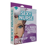 Hott Products - Inflatable Party Blow Up Doll Real Size Sexy Nurse (Beige) / Sex Toy for Men