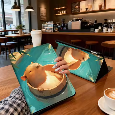 Capybara Cartoon For Xiaoxin Lenovo Pad Tab K10 K11 M10 P12 P11 Pro GT Gen2 Plus Legion Y700 Y900 12