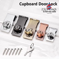 YRBWDYZDH Keyed Hasp Lock Buckle Zinc Alloy Cupboard Burglarproof Cabinet