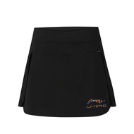 Li Ning 2024 New Tennis Skirt Badminton Skirt Women's High Waist Drawstring Yoga Golf Skirt Comfortable Table Tennis Training Sportswear