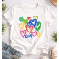 KATUN DT439 Women's T-shirts, Korean Distro Style Tops, Kids Girls, Short Sleeves, Suitable for Girl