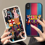 DK-62 FC Barcelona logo Silicone Casing black and white for Redmi Note 6A 7 9T 9A Pro
