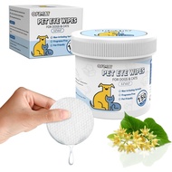 150Pcs Eyes Wipes for Dogs - Tear Stain Remover for Dogs - Dog Eye Cleaner, Eye Debris, Discharge, M