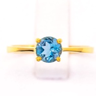 Happy Jewelry: แหวนพลอยแท้ เลือกสีพลอยได้ทางช่องแชท ทองแท้ 9k (37.5%) PL149