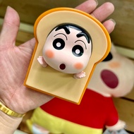 Cute Crayon Shin-chan Refrigerator Magnet - Bread Shin-chan Anime Figurine, Creative Magnetic Desk D